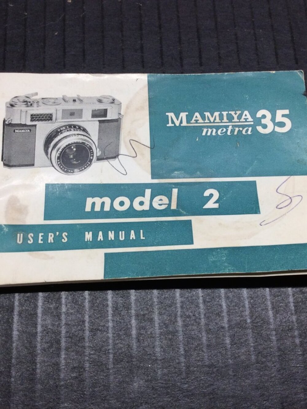 Mamiya Metra 35 Model 2 Users Manual  Vintage Original Instruction Booklet Japan